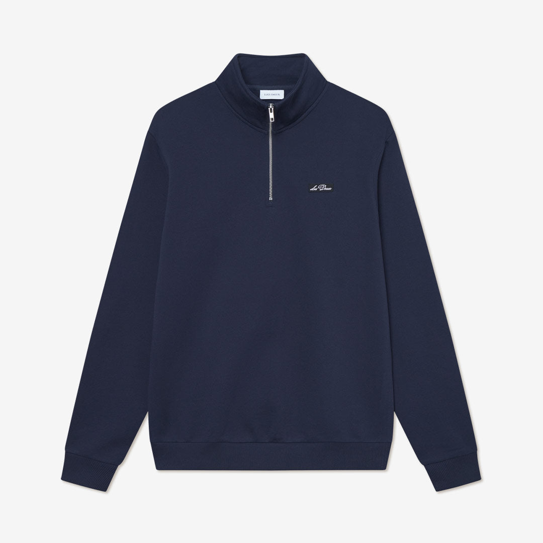 Patch Half-Zip Sweatshirt