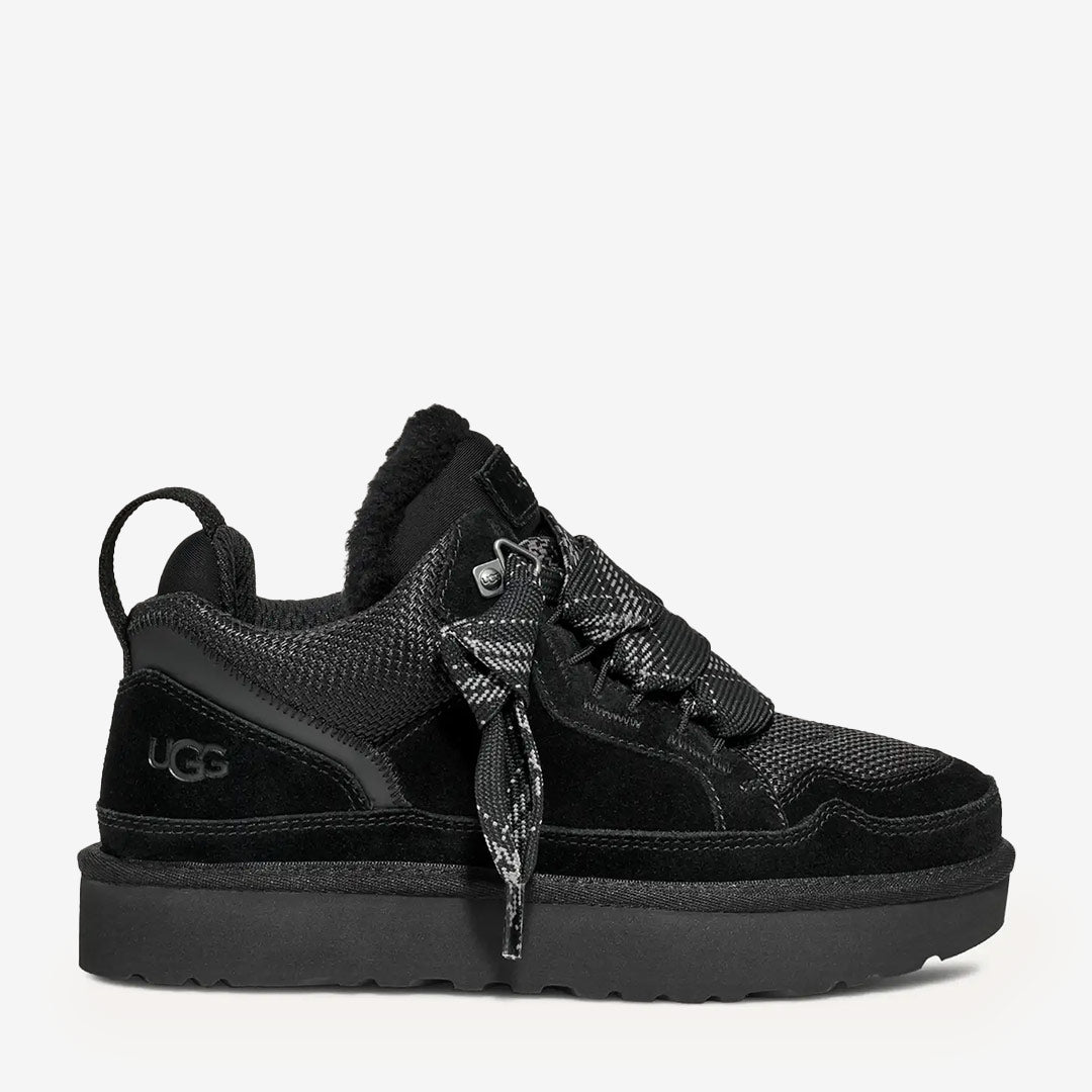 UGG Lowmel sneakers i mocka och mesh med tvåfärgade snören och UGGplush™-foder