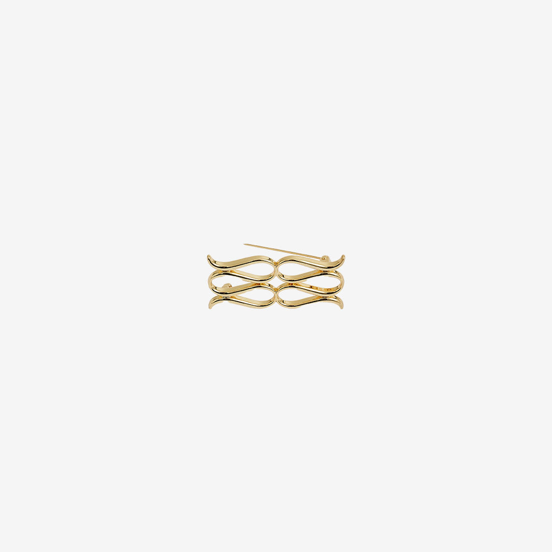 Monogram Brooch