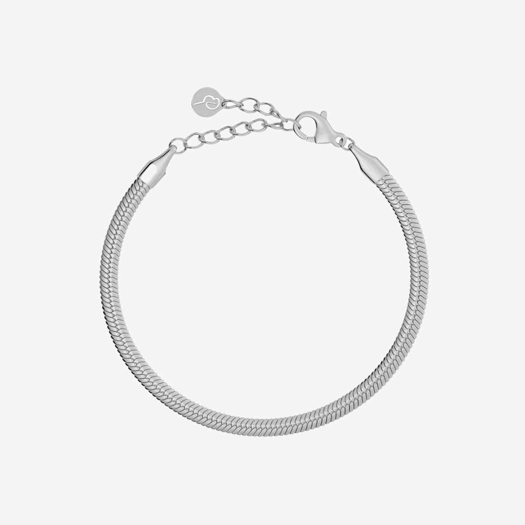 Herringbone Bracelet Steel