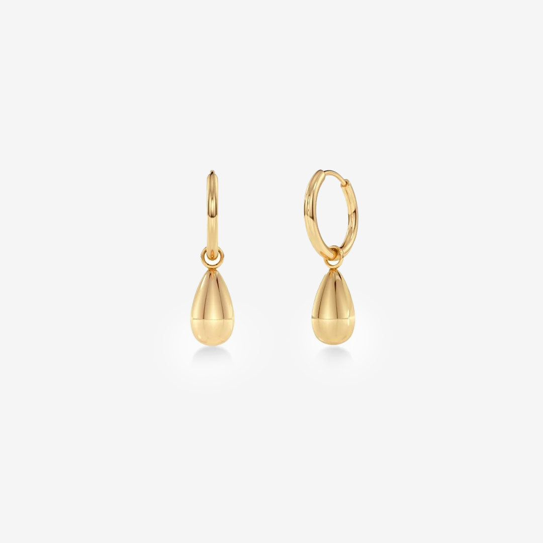 Drop Hoops Gold