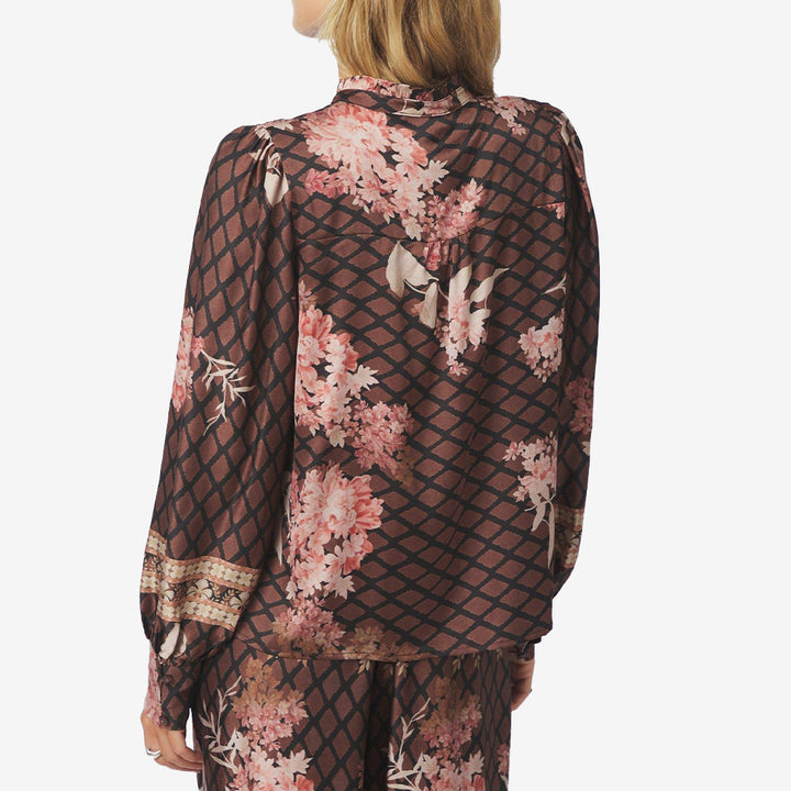Massima Botanical Border Blouse