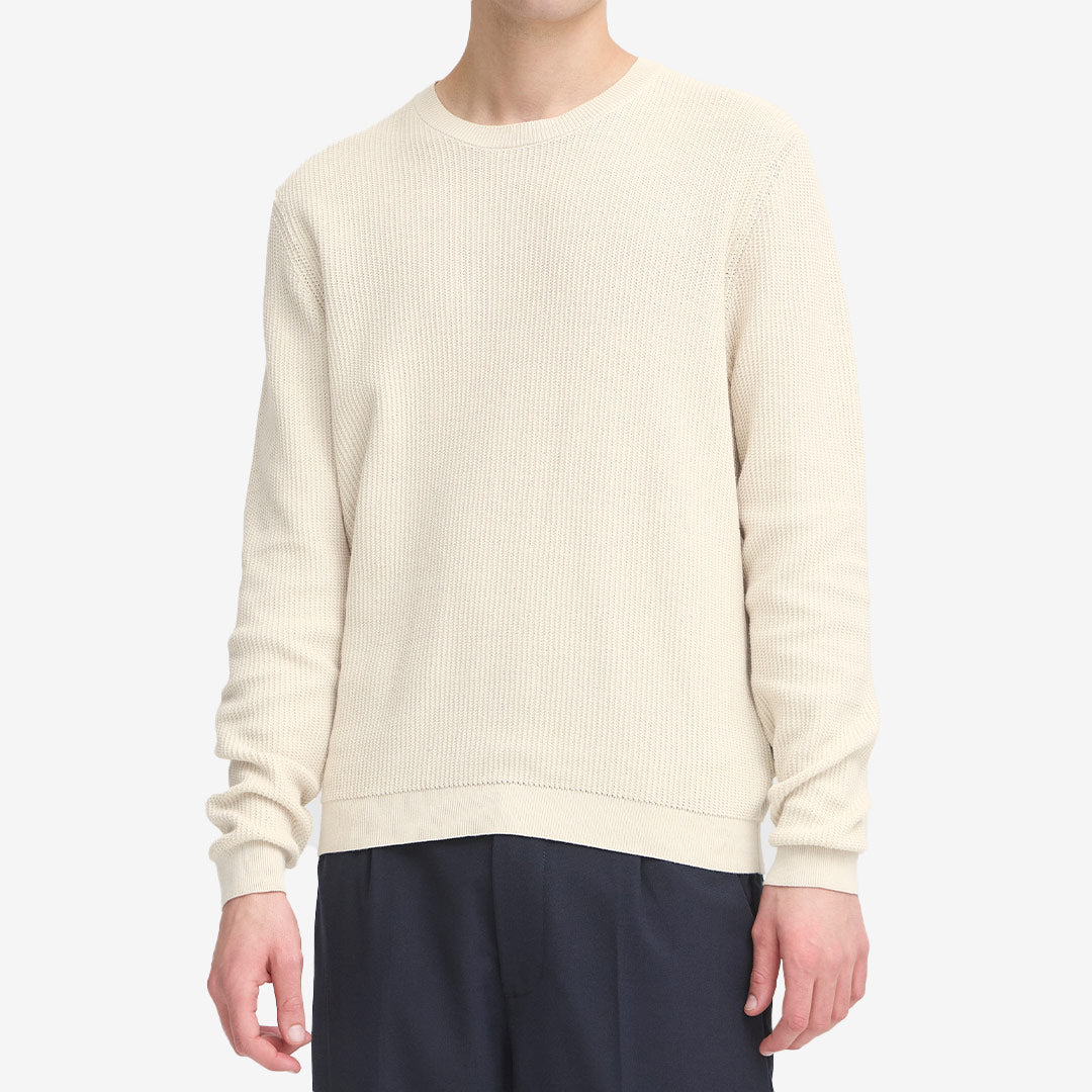 CFNOAR structured crew neck knit