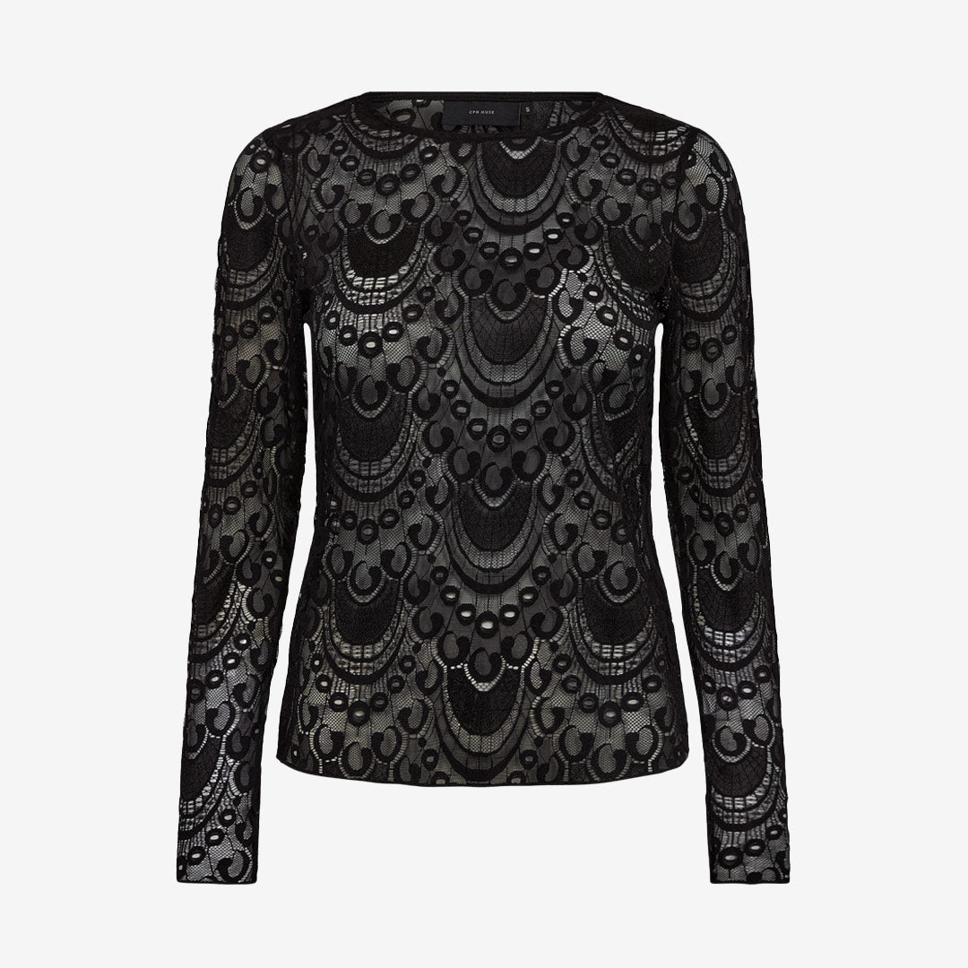 Svart Spetstopp Från Copenhagen Muse