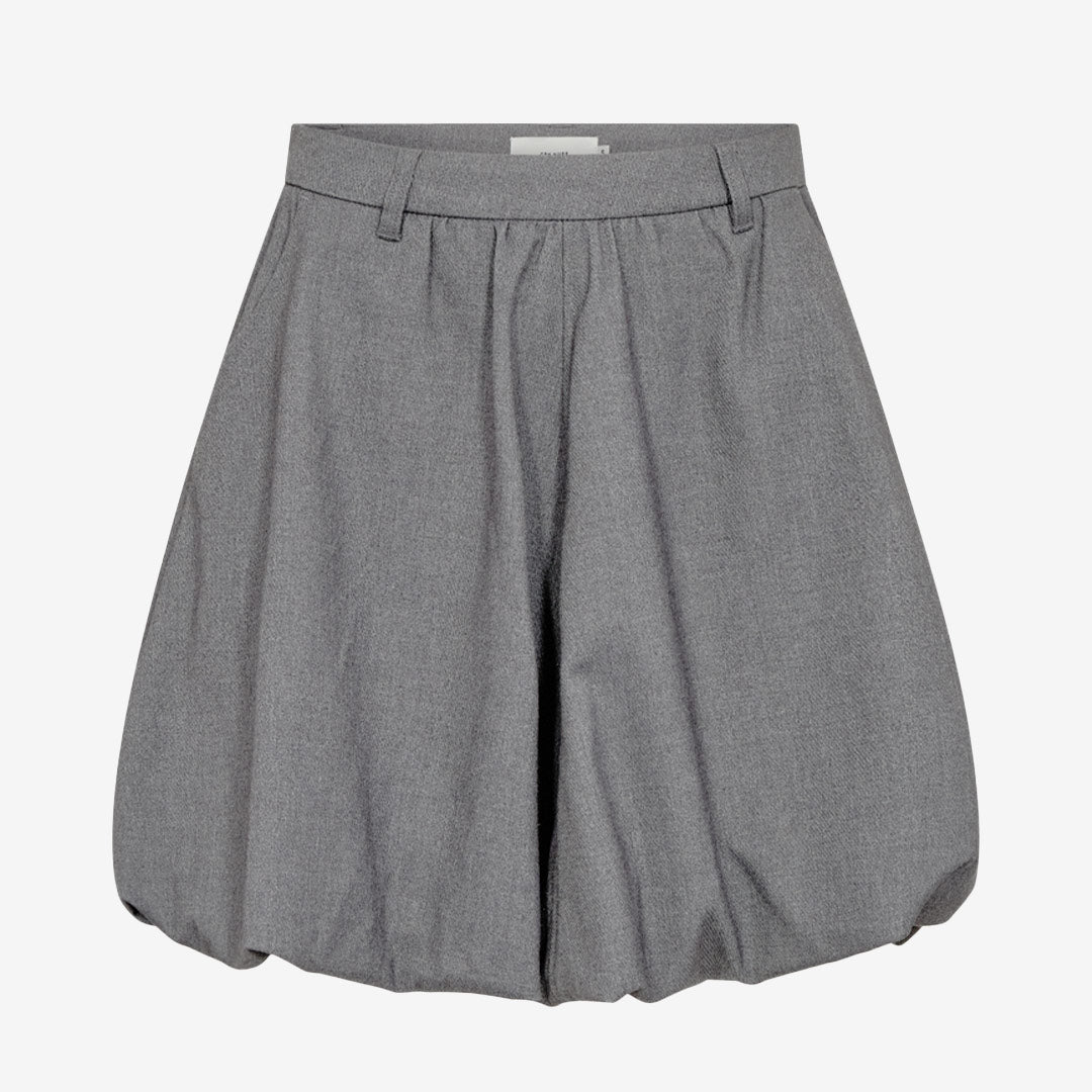 Grå Dressad Kostymkjol I Ballongmodell med hällor i linning - CPH muse