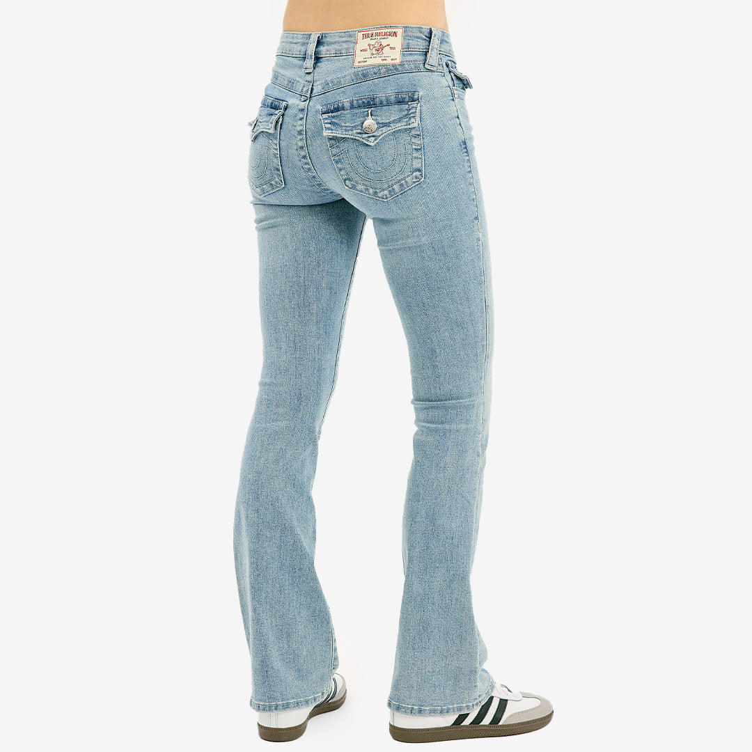 BECCA MID RISE BOOT CUT FLAP