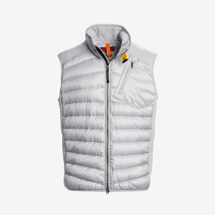 Zavier hybridväst i färgen Lunar Rock med stretch och dun, från Warm Up-serien