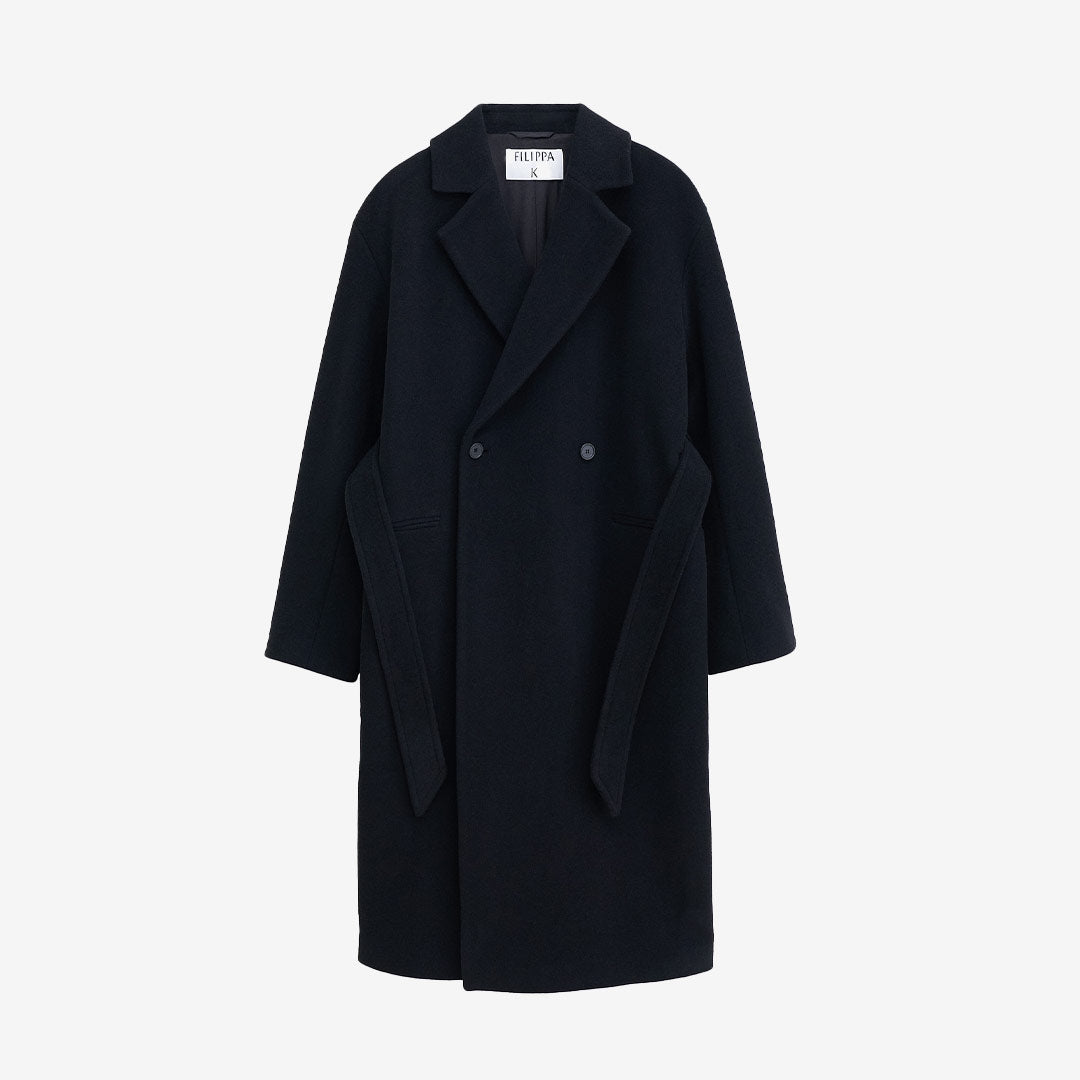 Soft Wool Belted Coat