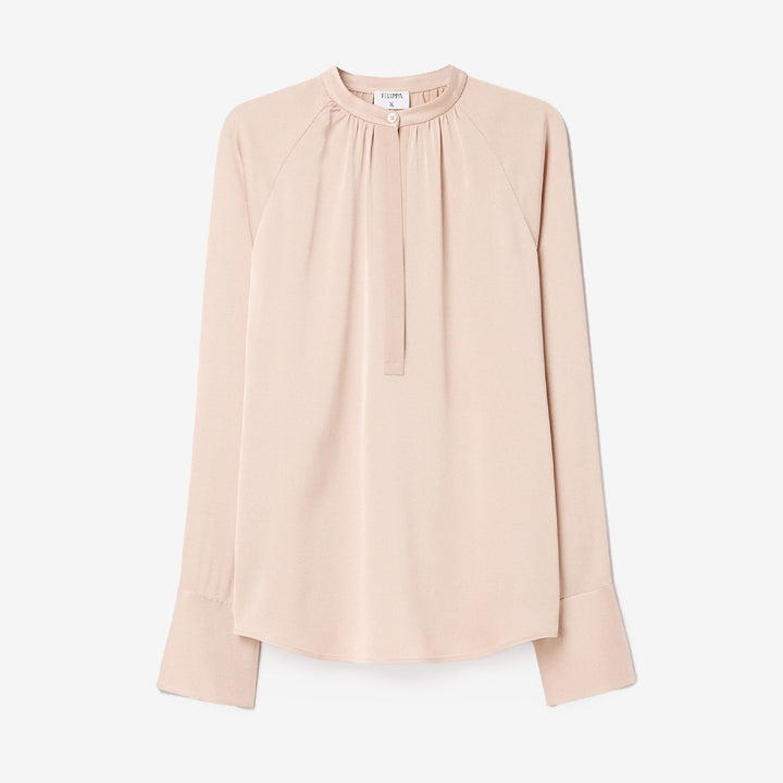 Gathered Raglan Blouse