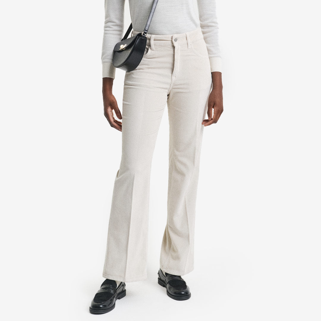 CORDUROY FLARE JEANS