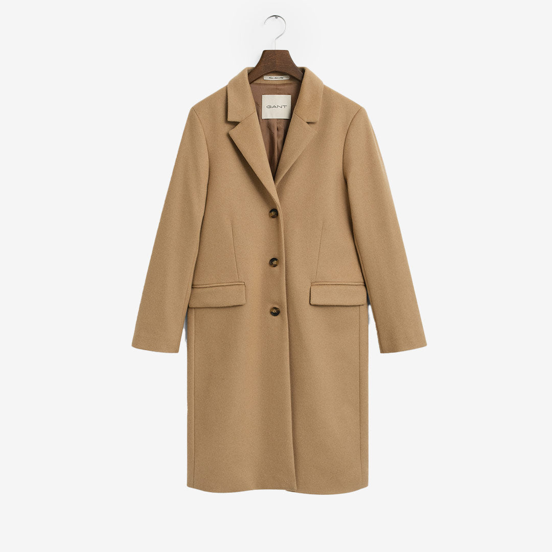 CLASSIC TAILORED WOOL BLEND COAT