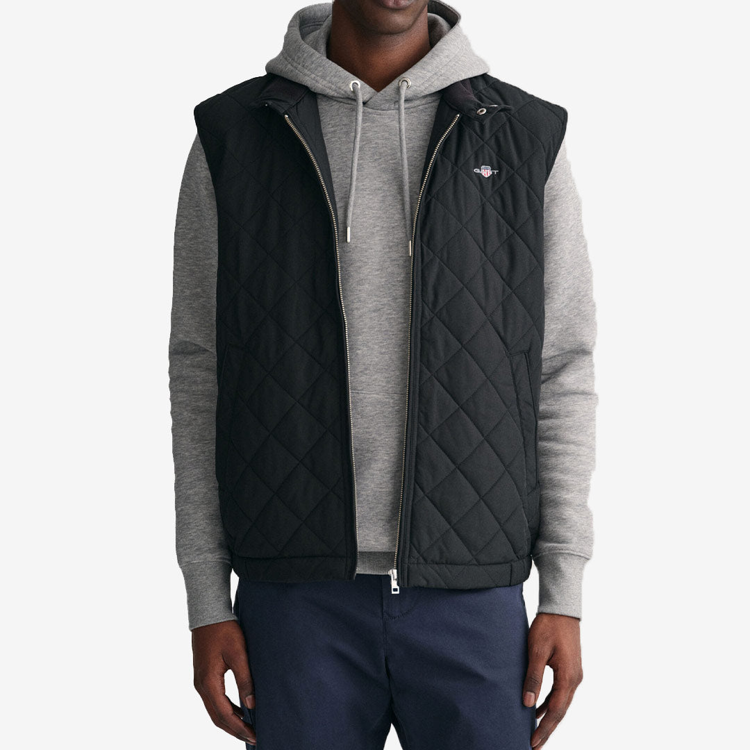 QUILTED WINDCHEATER VEST