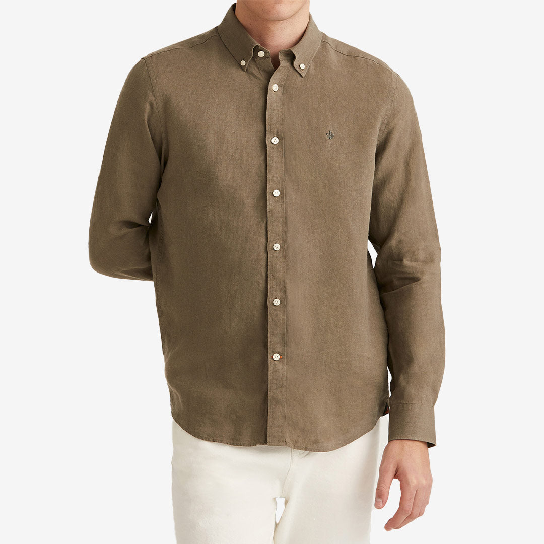 Douglas BD Linen Shirt LS