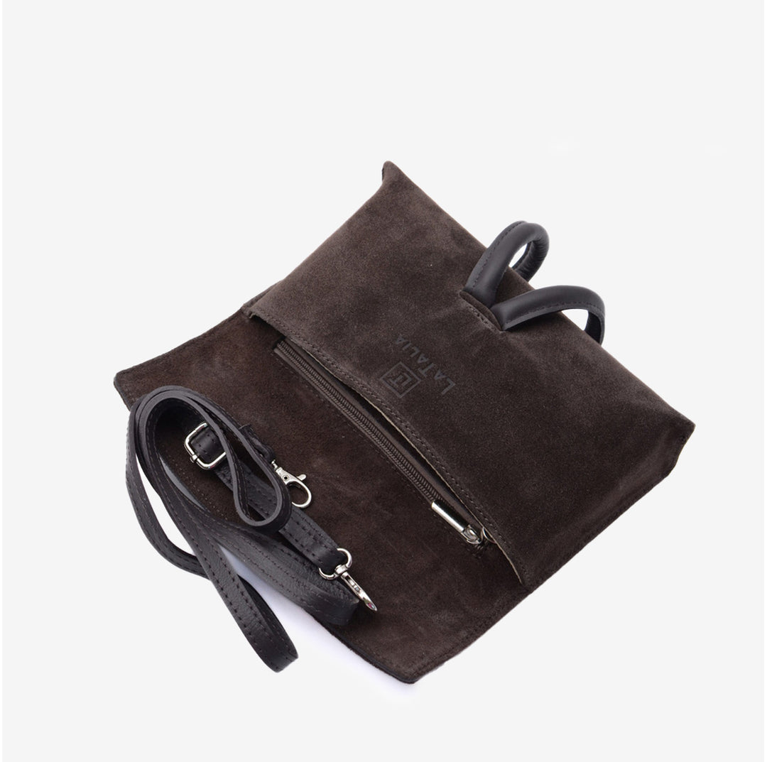 Barletta väska i mocka