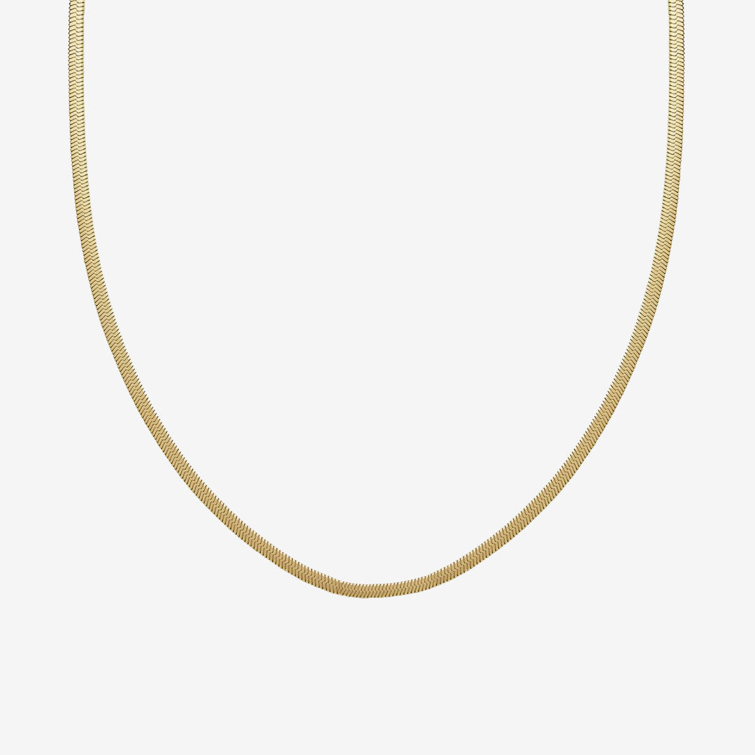 Chain Herringbone 45 cm Gold