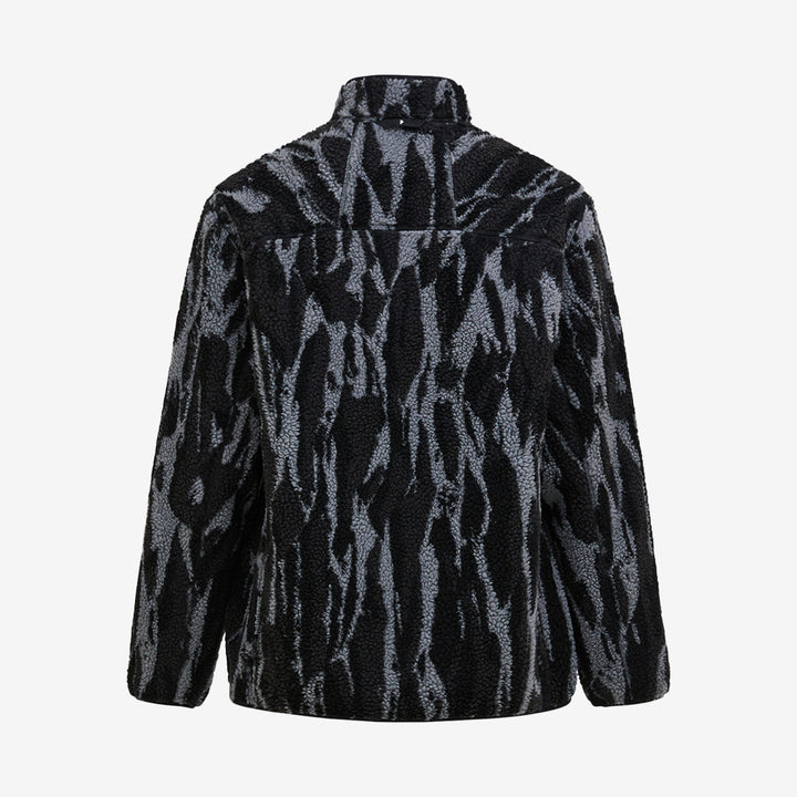 M Graphic Pile Jacket-WINTER SHARD