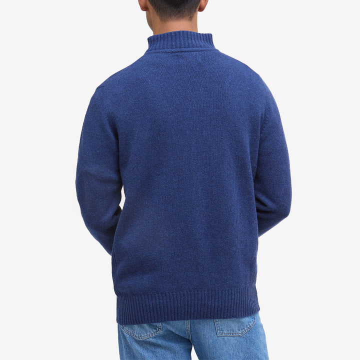 Barbour Essential Lambswool Half Zip Knitted Jumper