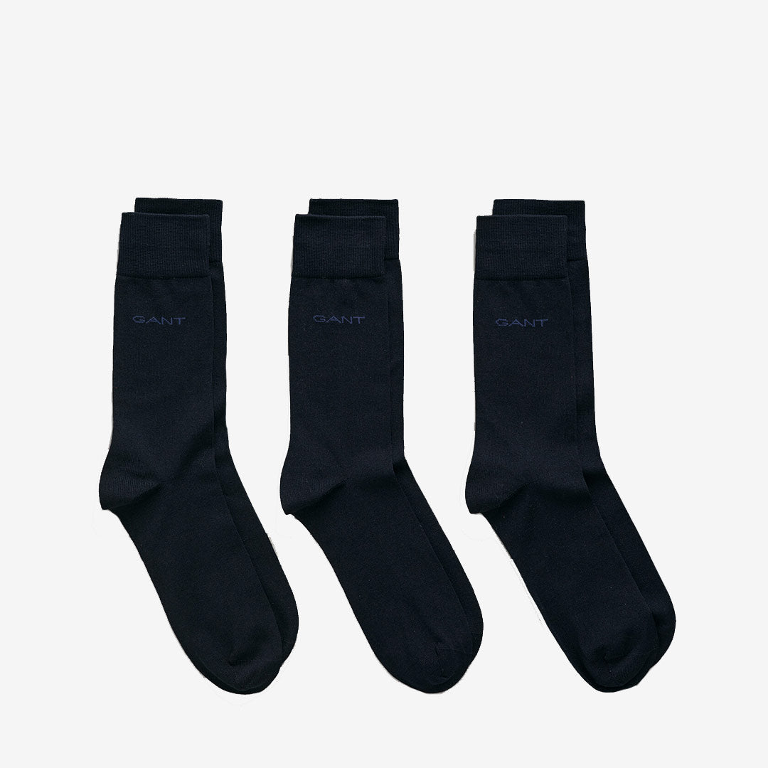 Mercerized cotton socks 3-pack