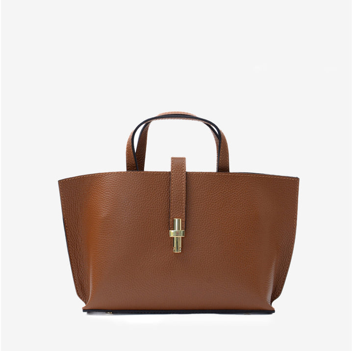 Latalia Aversa väska läder – Camel