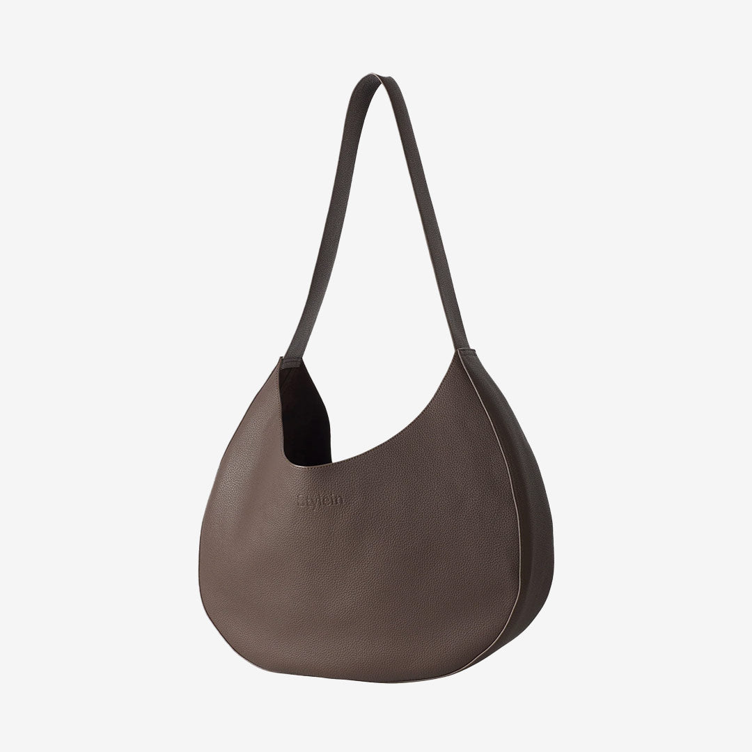 Yardly shopperväska i veganskt läder med innerpåse i canvas – dammodell från Stylein