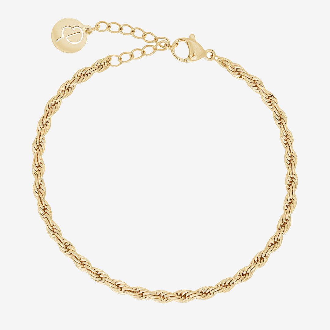 Rope Chain Bracelet Gold