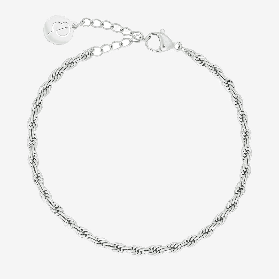 Rope Chain Bracelet Steel