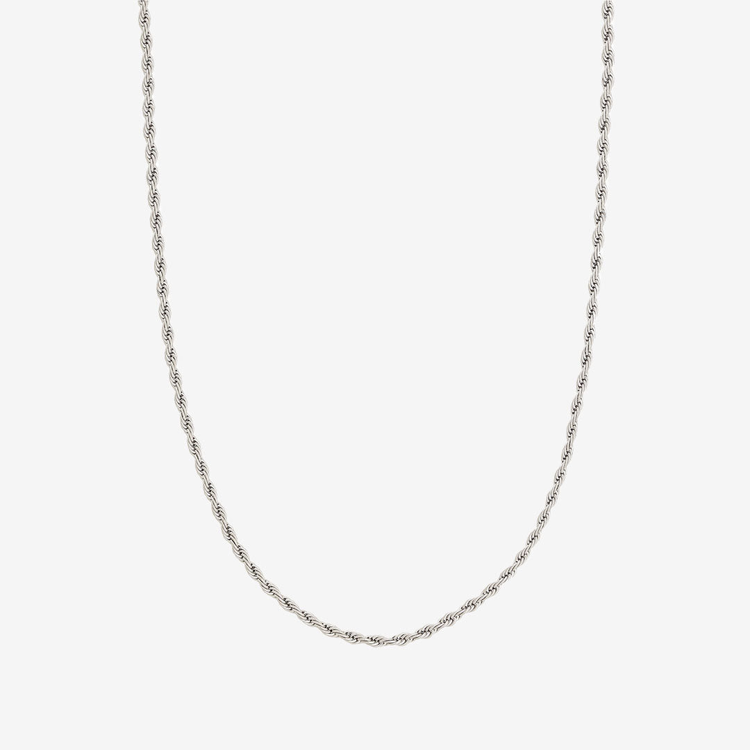 Rope Chain Necklace Steel