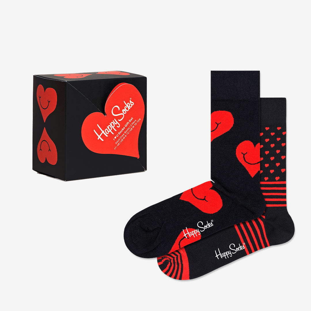 2-Pack I Heart You Socks Gift Set