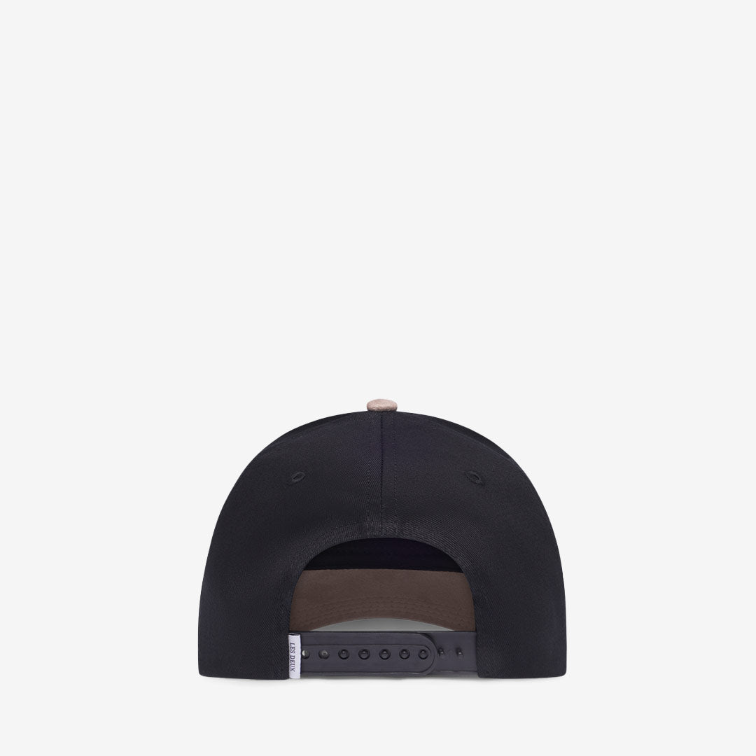 Brad Contrast Suede Baseball Cap