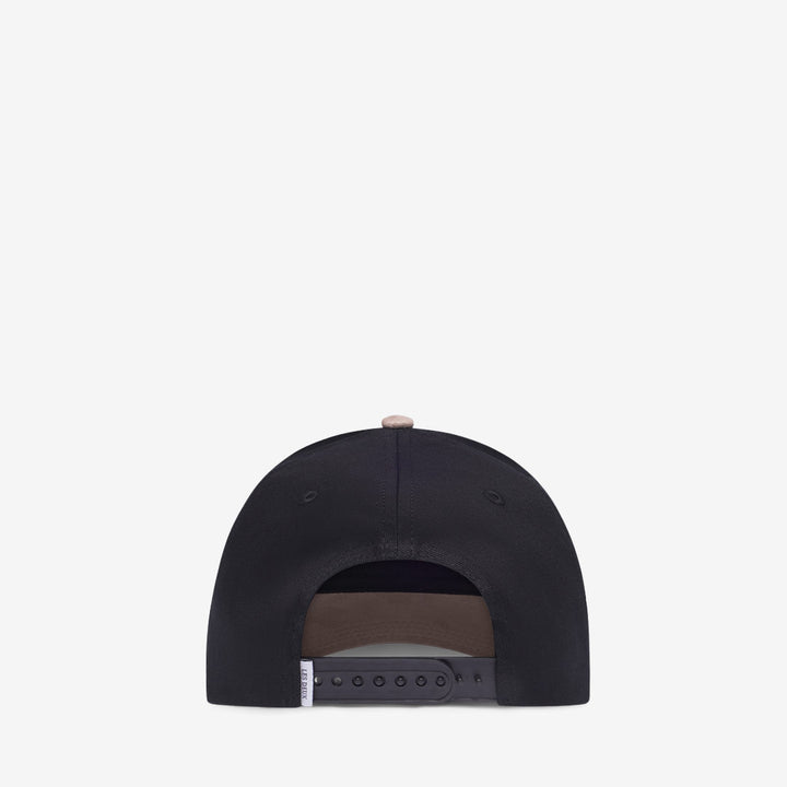 Brad Contrast Suede Baseball Cap