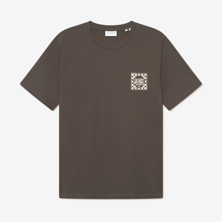 Les Deux Goods T-Shirt – vit t-shirt med rund hals och tryckt logotyp på bröstet

