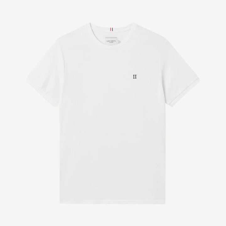 Vit Piqué T-Shirt i 100% bomull med mjuk och slitstark kvalitet