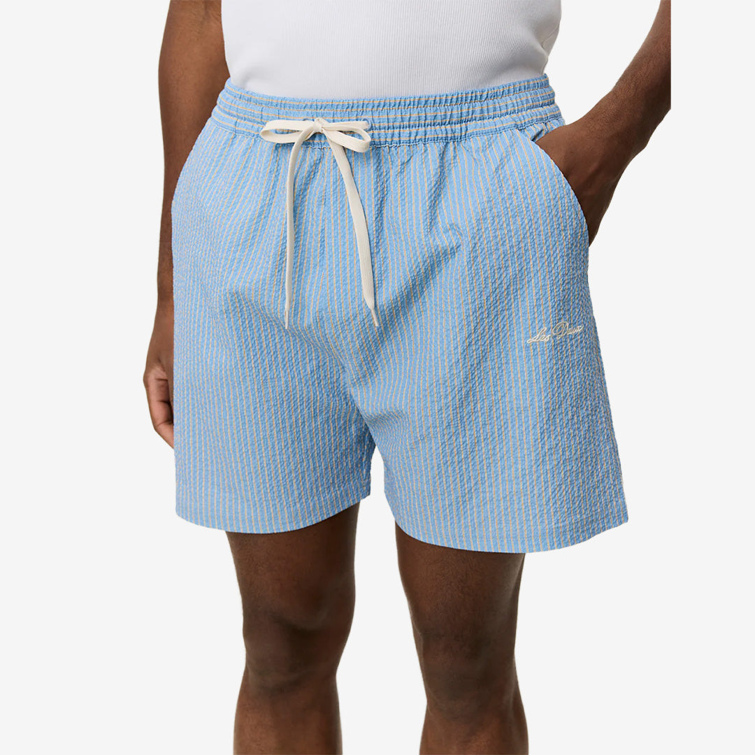 Stan Stripe Seersucker Swim Shorts