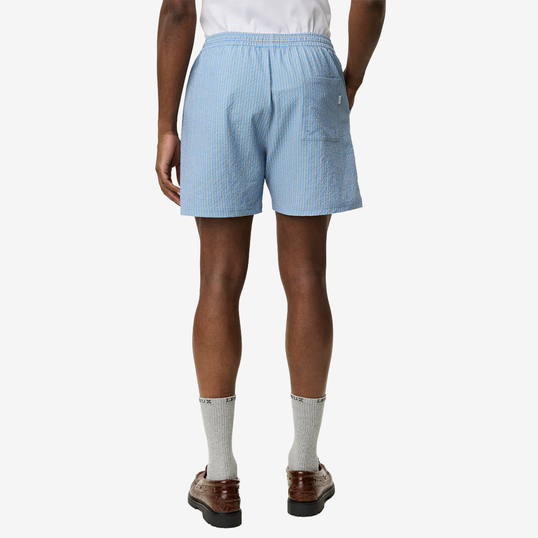 Stan Stripe Seersucker Swim Shorts