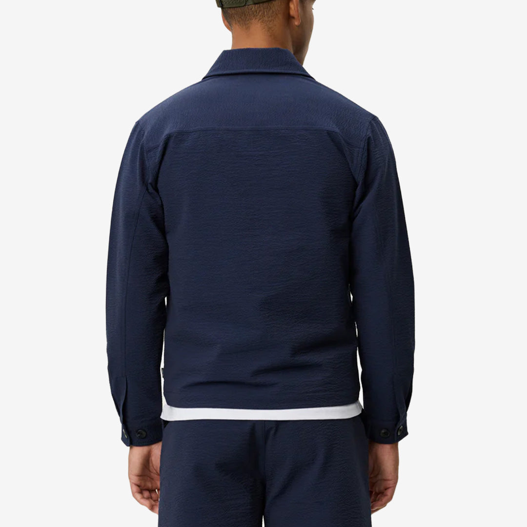 Marseille Seersucker Zipper Jacket
