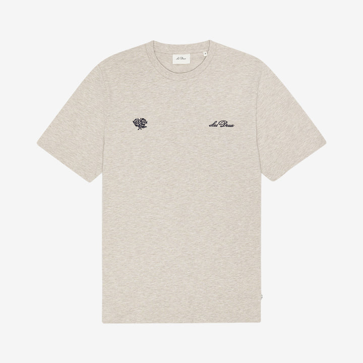 Les Deux Deux T-shirt i Light Sand Melange tillverkad i ekologisk bomull med klassisk passform och stilren design.