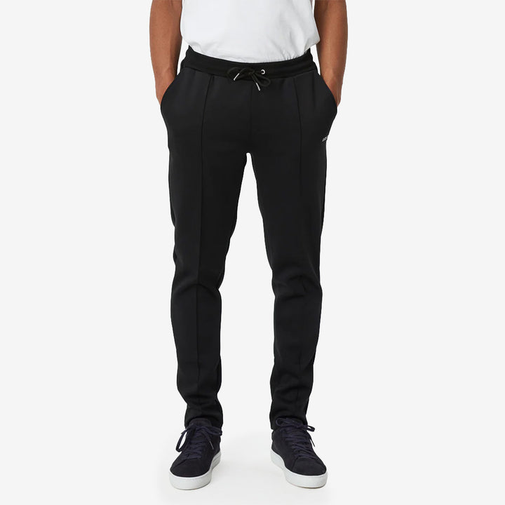 Svarta Les Deux Ballier Track Pants med pressveck och modern tracksuit-look