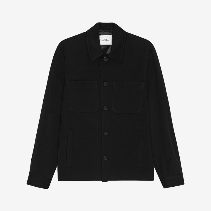 Les Deux Como Hybrid Jacket i Black med stilren design, bekväm passform och skräddat uttryck.