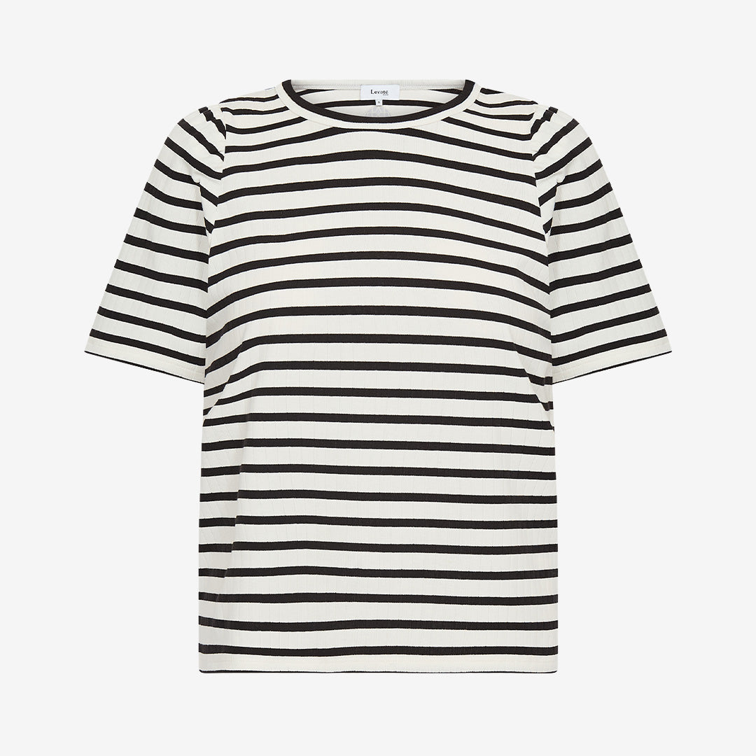 Levete Room randig t-shirt dam i ekologisk bomull med stretch