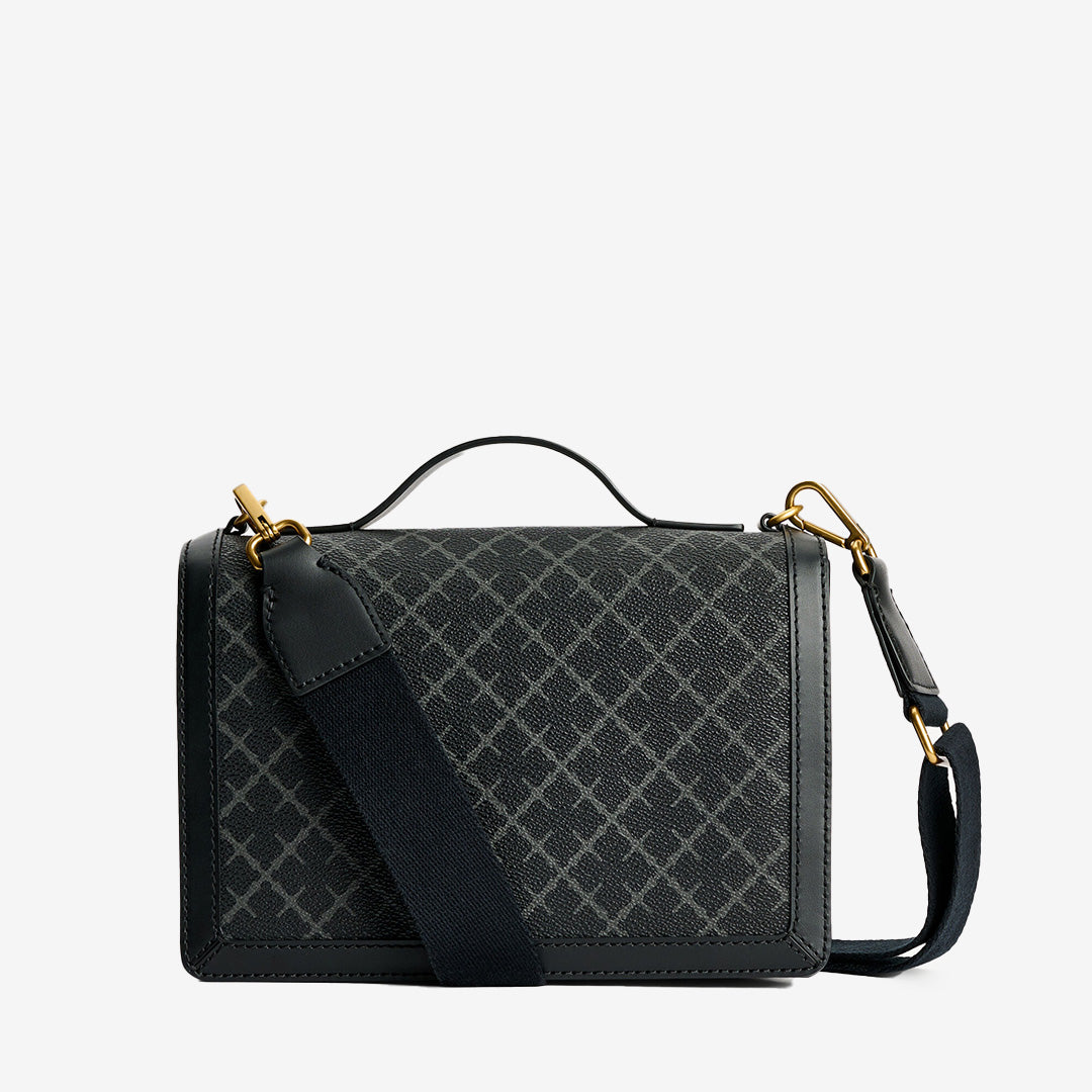 Loenna-väska i färgen Charcoal med rymligt fack och stilren design.