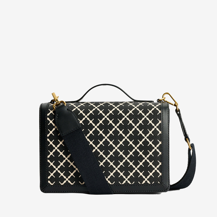 Loenna-väska i färgen Black tillverkad i 100% polyvinylklorid med stilren design.