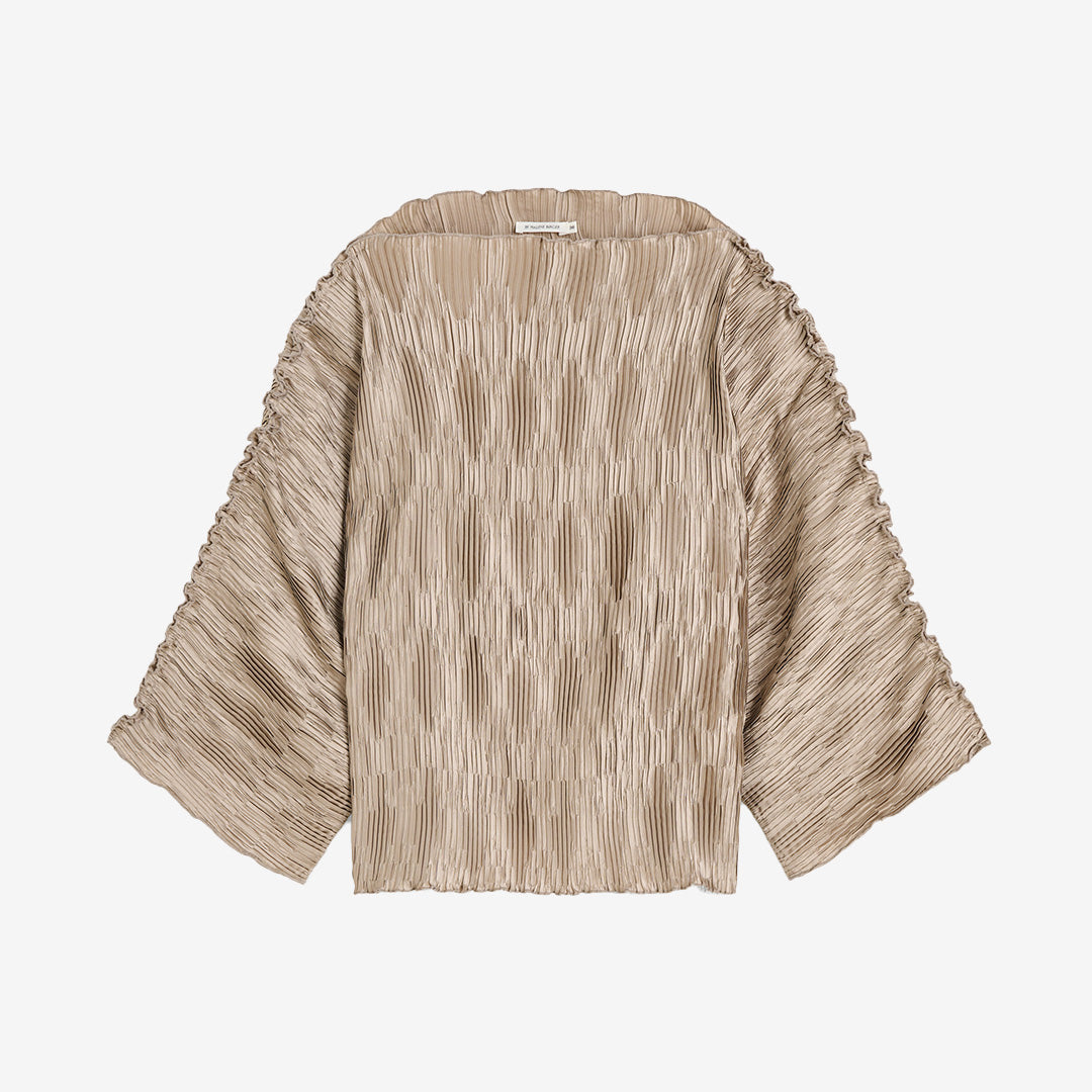 By Malene Birger TRALLUMAN Top i färgen Cobblestone, återvunnen polyester