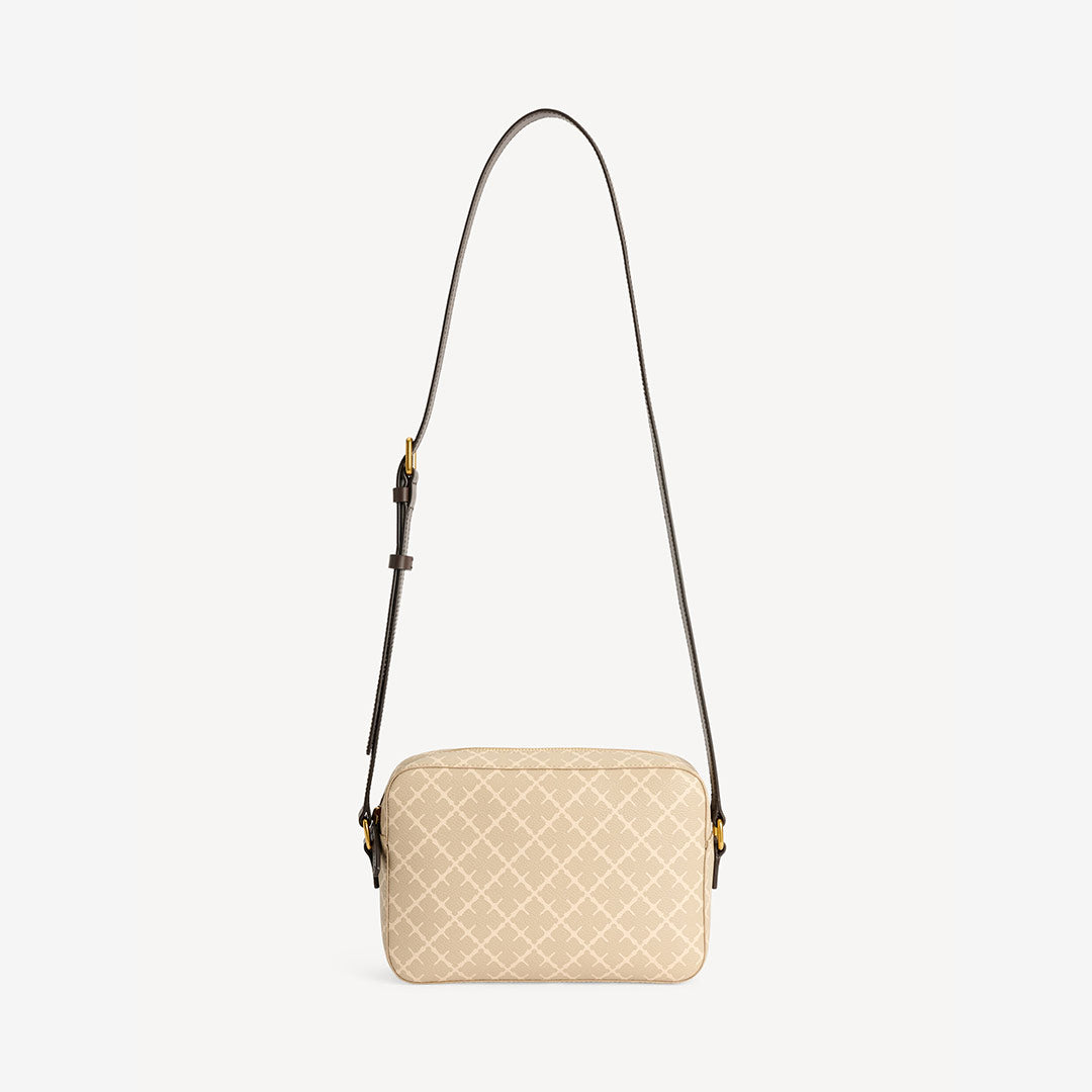 By Malene Birger Lolla crossbody väska feather med mönster