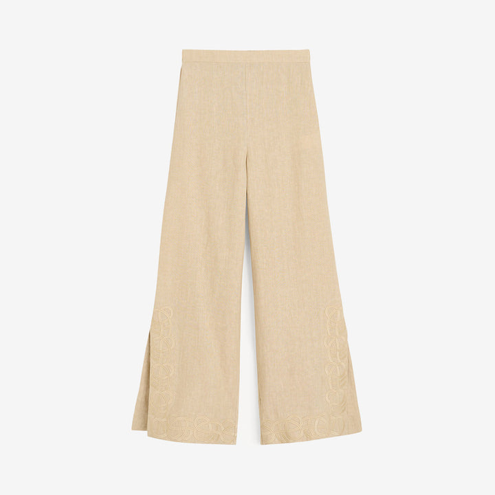 By Malene Birger Michelle trousers dam Old Beige linnebyxor