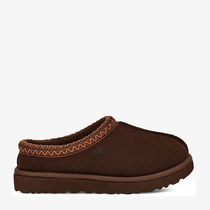 UGG Tasman II slip-in toffel i mocka och fårskinn med UGGbraid-detalj – beige modell

