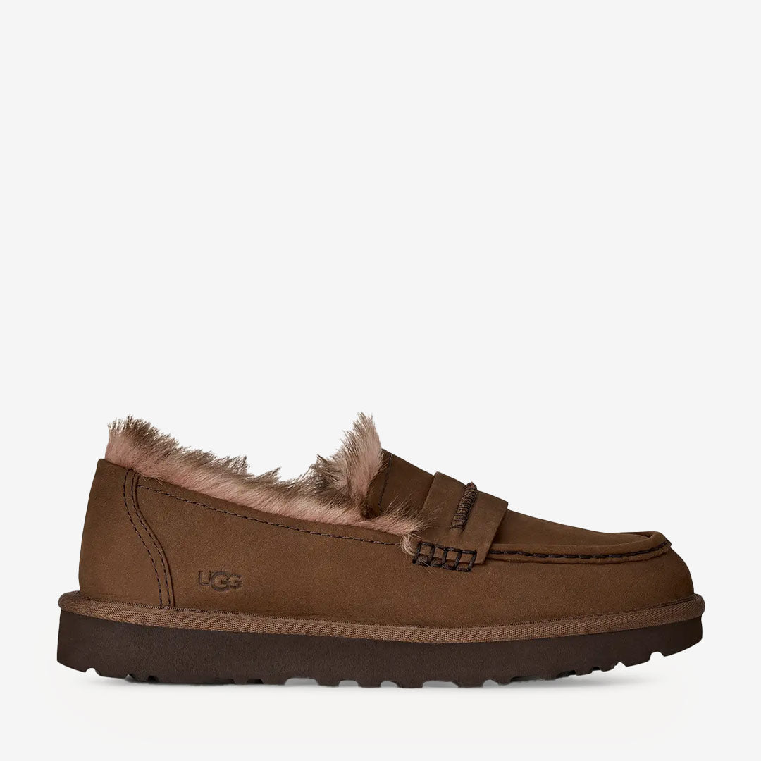 UGG Ellis Nubuck Loafer dam Dark Chestnut 1183310