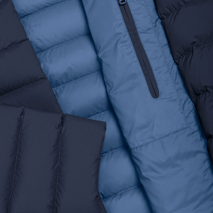 Quilted Down Jacket Hood