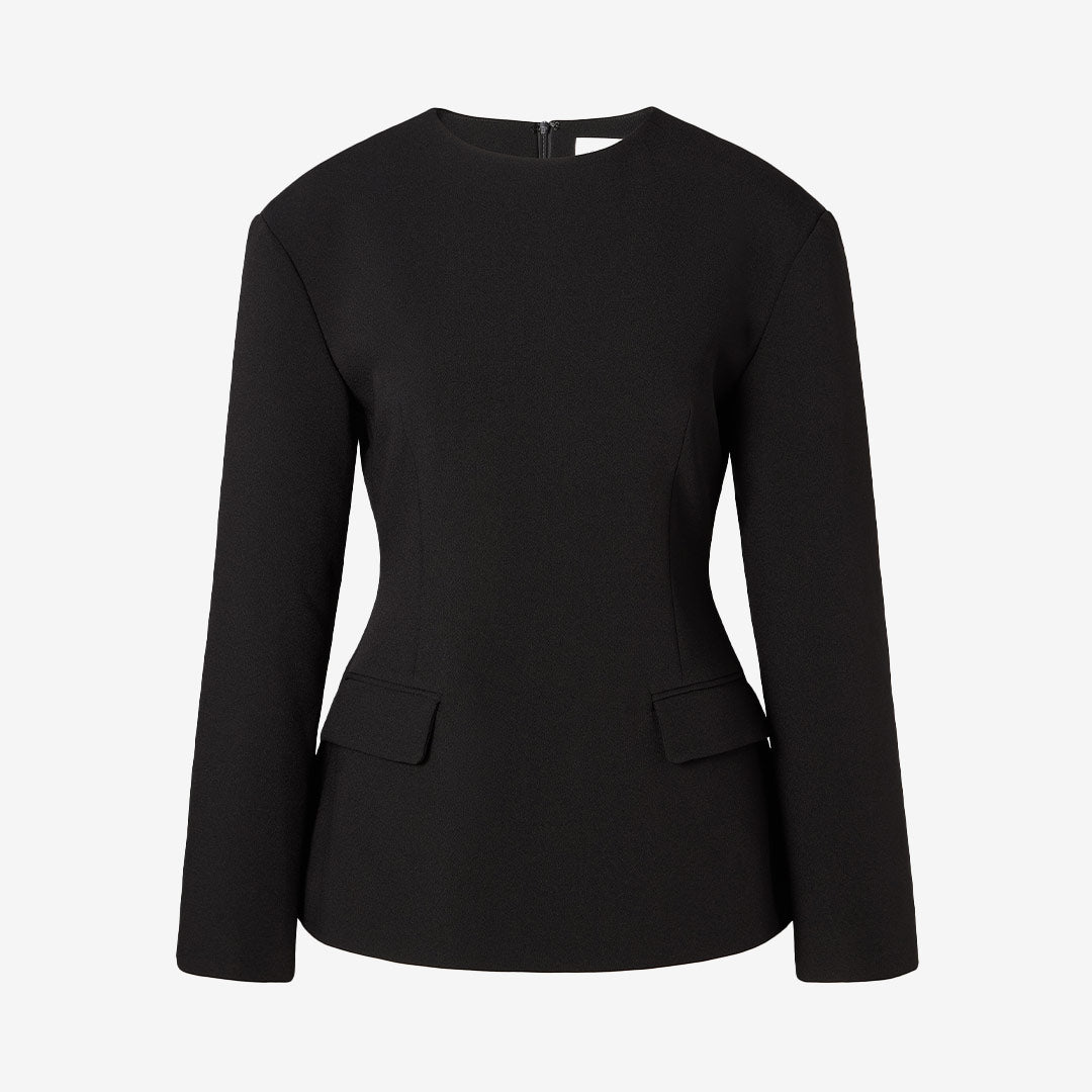 Athina Tailored Long Sleeve Blouse