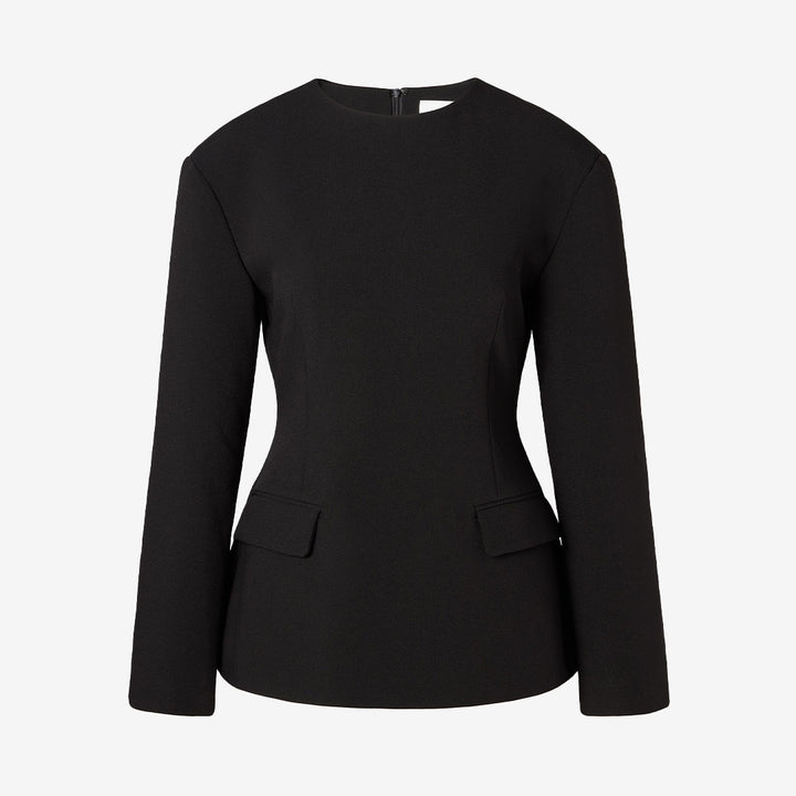 Athina Tailored Long Sleeve Blouse