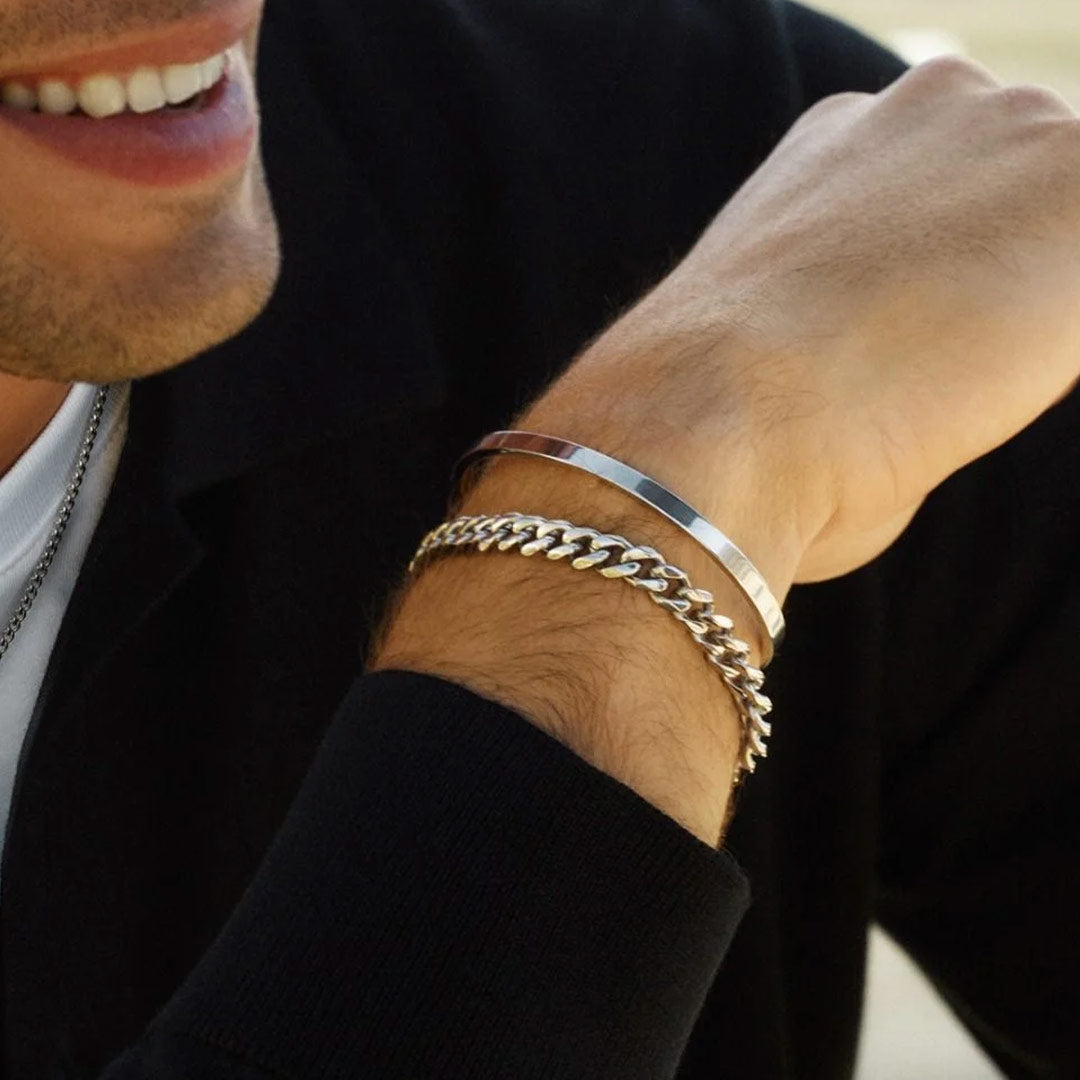 Clark Chain Bracelet Silver